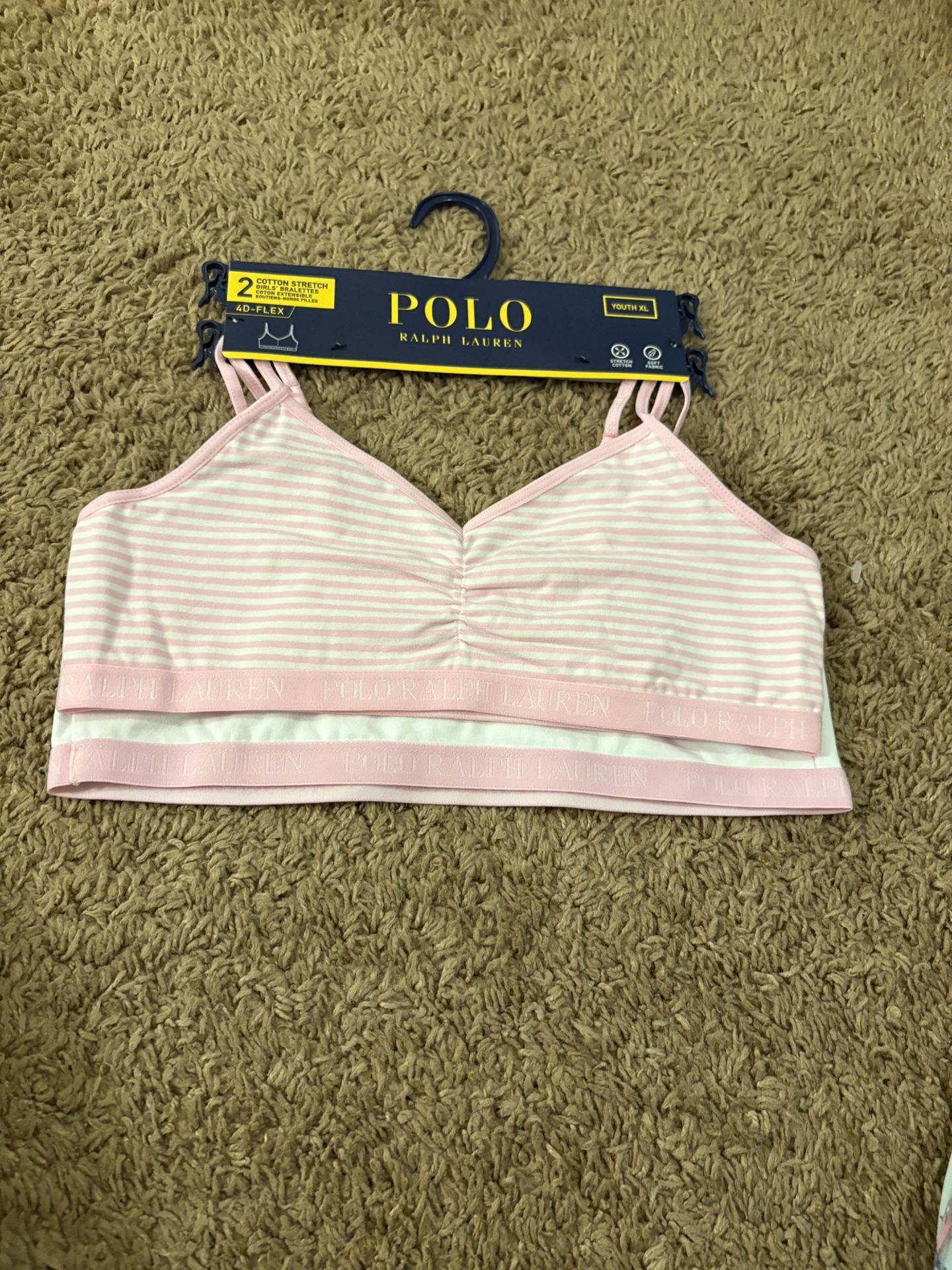 Girls Polo Bralettes Size XL (16)
