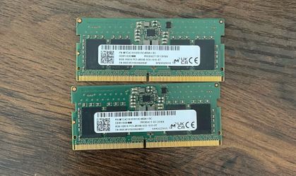 Micron DDR-5 16GB (8x2 sticks)