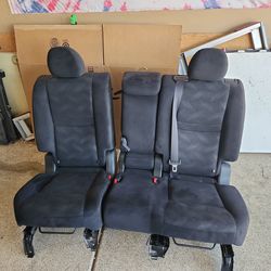 Nissan Rogue rear seats