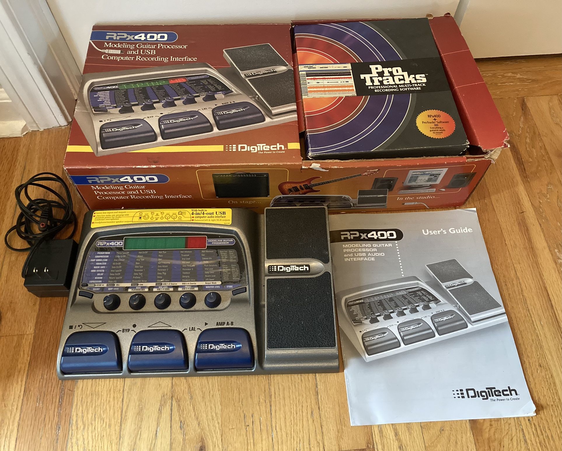 Digitech RPx400 Amp Effects Processor Guitar Effect Pedal +PSU Vocal Instrument Mixer Great For Recording or LIVE Performance