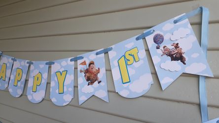 Disney Up Personalized Birthday Banner