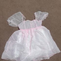 New large pink poof sleeve short Princess Barbie dress costume festival photo Homecoming Maternity Formal 