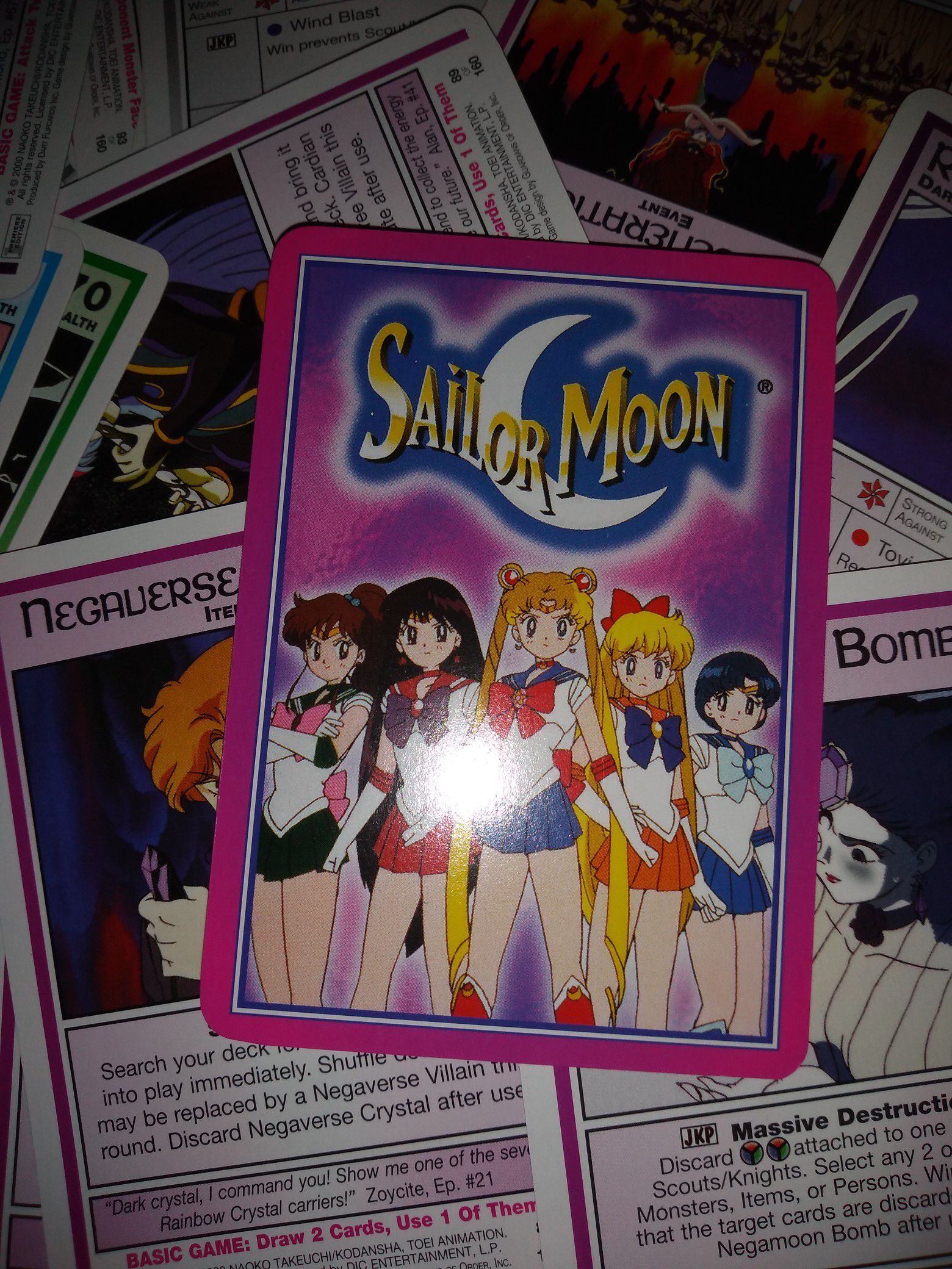 Sailor moon premier edition card game. Make offer!