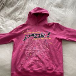 Pink Sp5der hoodie