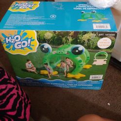 Froggy Fun Sprinkler Tunnel 
