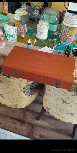Vintage Smith & Wesson Wood Box USA