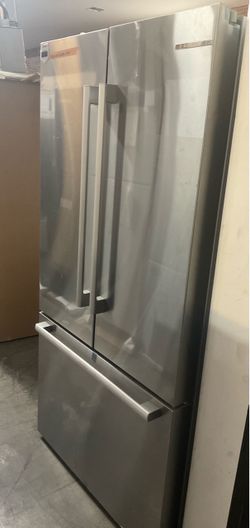 New!!! Bosh 800 Series  36 inch 21 cu ft Smart Counter Depth  French Door Bottom Freezer  Refrigerator in Stainless Steel