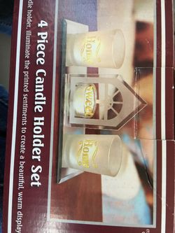 Candle holder set