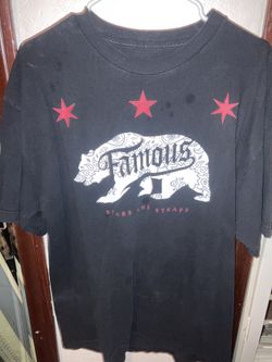Famous Stars And Straps Black Graphic T-Shirt (XL)