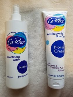 Ca-Rezz Soapless No Rinse Spray & Antibacterial Skin Cream