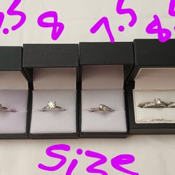 925 Silver Rings Prices Vary From $15 On Up