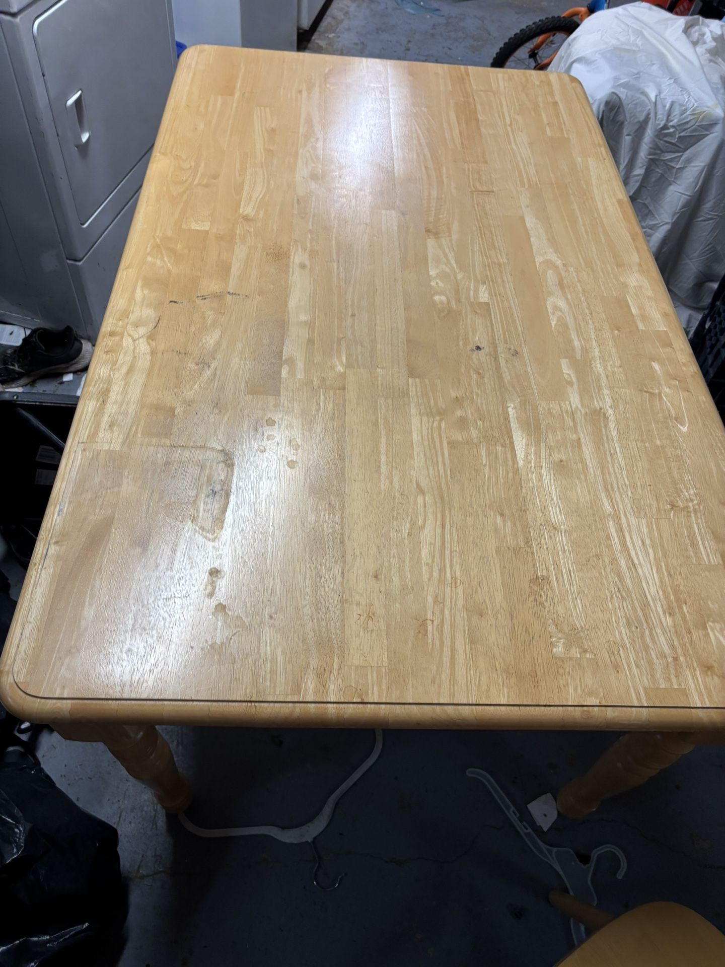 Kitchen or dining room table with four chairs