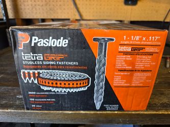 Paslode 650964 tetraGRIP 1-1/8" .117 Siding Nails 3600 Count NEW SEALED