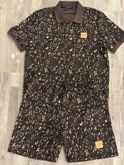 Louis Vuitton Monogram Polo Shirt and Shorts Set