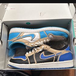Black/Navy Blue- White/Light Blue (UNC/Duke) Nike Shoes