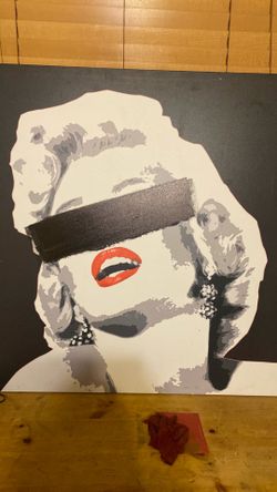 35x35 Cancelled Marilyn  on Canvas
