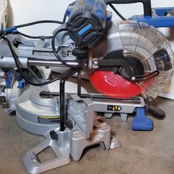 10 In. Compant Sliding Dual Bevel Miter Saw Kobalt 