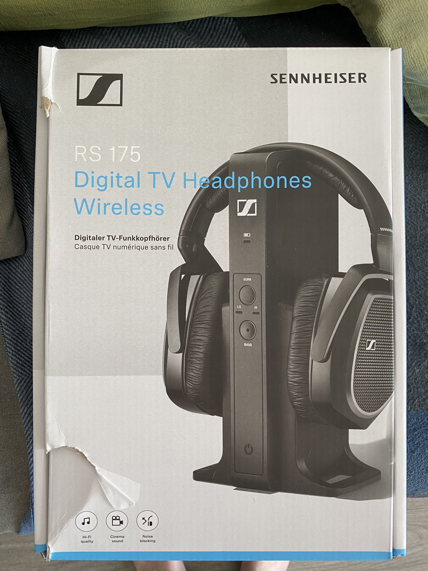 Sennheiser RS75 digital TV headphones wireless