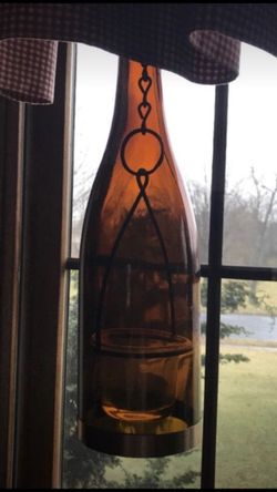 Wine Bottle Lanterns