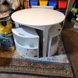 Toddler Kid Table And Chairs