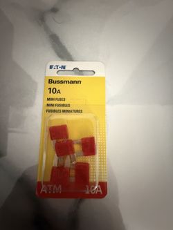 Bussman 10A Mini Fuses 