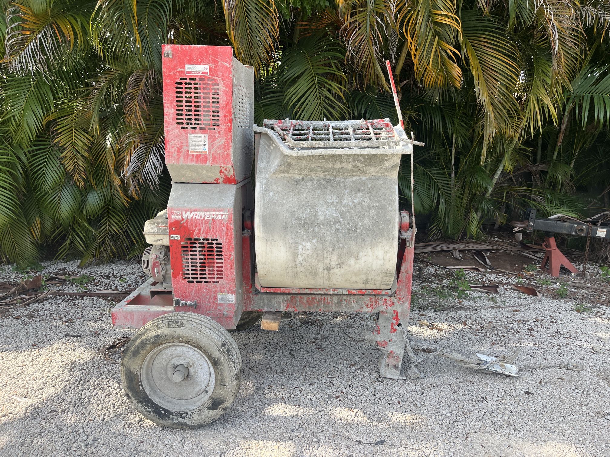 Multiquip MQ Gasoline HONDA mortar stucco mixer trailer