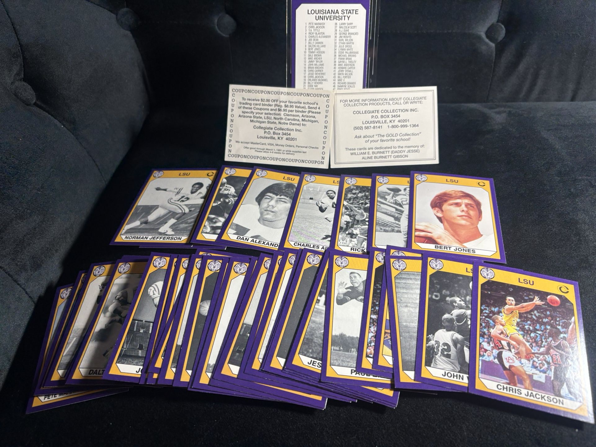 1990 Collegiate Collection LSU Tigers