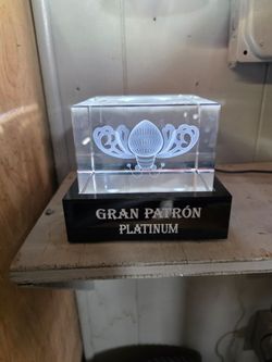 PATRON lighted display, add this to your collection, $20