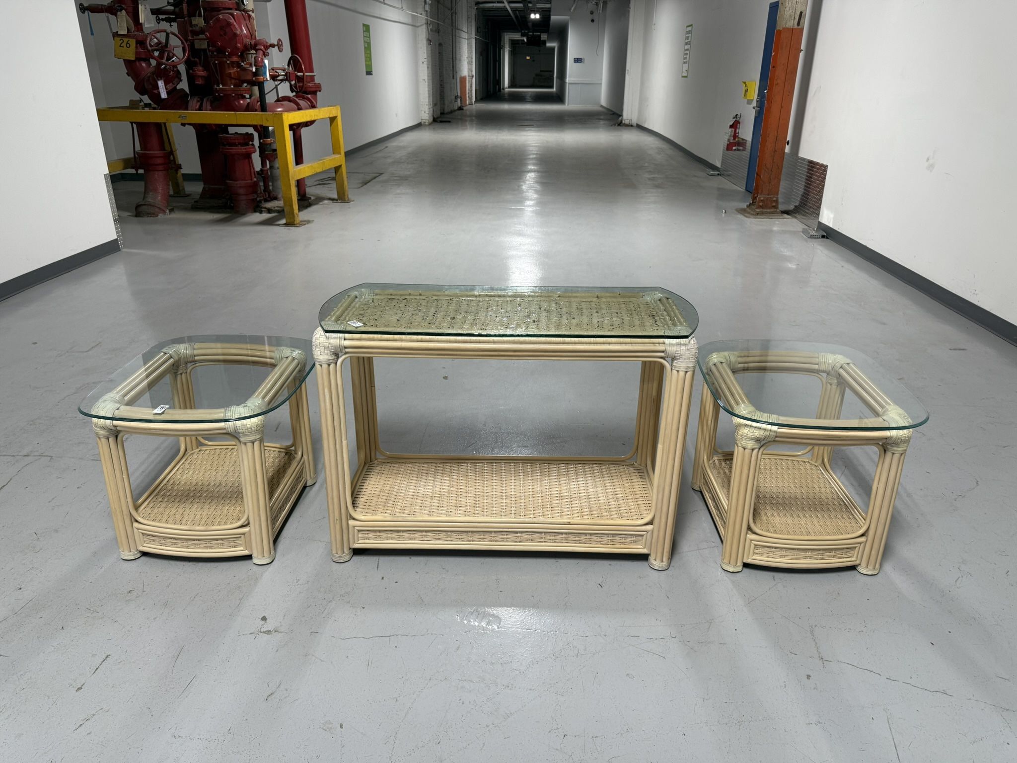 Console Table with end tables $100- Free Delivery