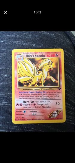 Blaine’s ninetales nonholo