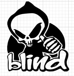 Blind Car Decal/sticker