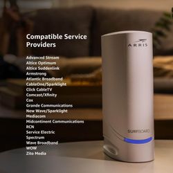 ARRIS S34  Cable Modem  Fast DOCSIS 3.1 Multi-Gigabit