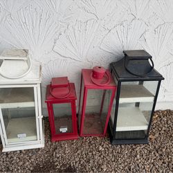 4 lanterns - home decor
