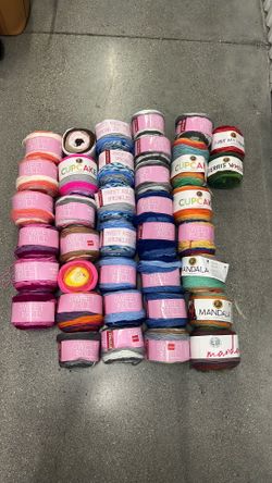 37 new rolls of yarn