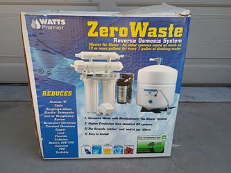 Brand New Watts PWRO4ZRO Reverse Osmosis Water Filter System