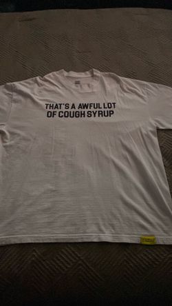 2xl Classic White Cough Syrup Shirt