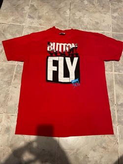Vintage 90s Button Your Fly Levi’s Straus 501 Jeans Single Stitch Red Shirt L