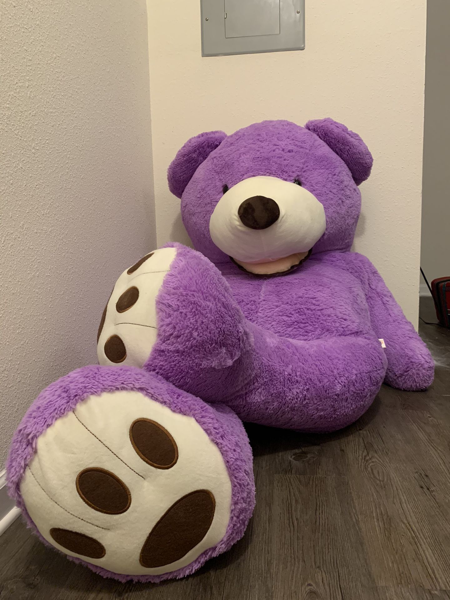 Giant 71 Inches Purple Teddy Bear 🧸