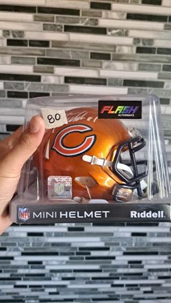 Nfl Signed Justin Fields Autograph  Helmet 