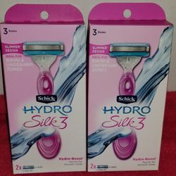 Schick Hydro Silk 3 Razors 