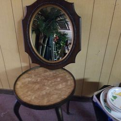 Table And Mirror
