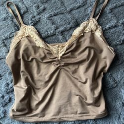 Brown Crop Top 