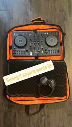 Pioneer DJ Deck, Pioneer Headphones and carrying case