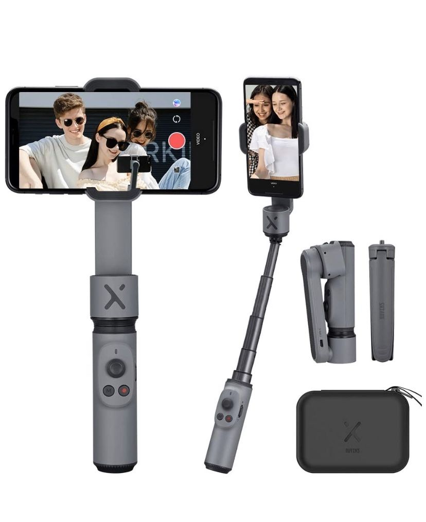 Gimbal Stabilizer for Smartphones, Selfie Stick Tripod Gimbal, Zhiyun Smooth X Foldable Gimbal, Handheld iPhone Samsung Android Phones Gimbal, Suppor