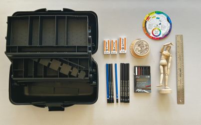 ArtBin(Collage Art Box) & Supplies