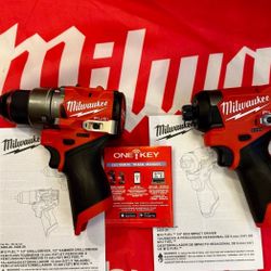 Milwaukee New Hammer Drill And Impact Fuel 12M Brushless ( Tool Only)
