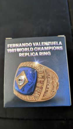 Fernando Valenzuela 1981 World Series Ring Replica