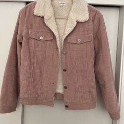 Pink Jacket with Fur Inside