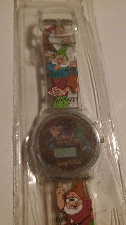 Snow White And The Seven Dwarfs Watch. Need Batteries. 