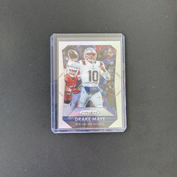 Drake Maye 2025 Prizm Flashback Prizms Silver #8 Patriots